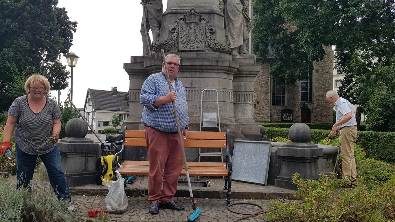 Brunnen gereinigt