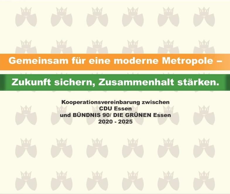 Vereinbarung Koalition CDU Essen und Grüne Essen_201222